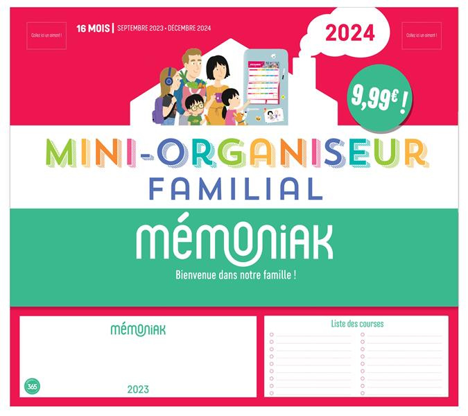 Emprunter Mini-organiseur familial Mémoniak. Edition 2023-2024 livre