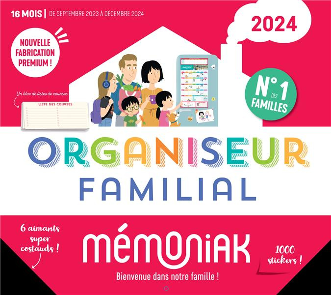 Emprunter Organiseur familial. 16 mois, de septembre 2023 à décembre 2024, Edition 2024 livre