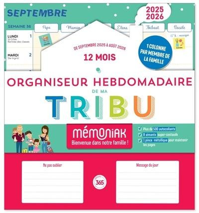 Emprunter Organiseur hebdomadaire de ma tribu. Edition 2025-2026 livre