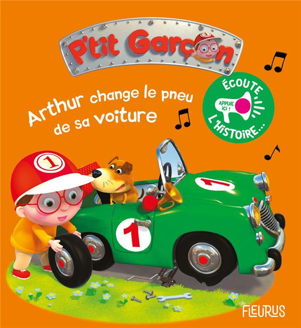 Emprunter Arthur change le pneu de sa voiture livre