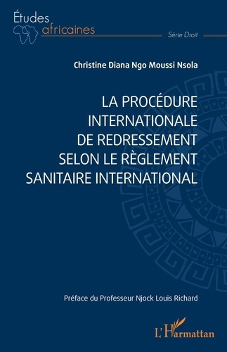 Emprunter La procédure internationale de redressement selon le Règlement sanitaire international livre