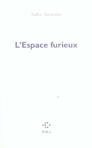 Emprunter L'Espace furieux livre
