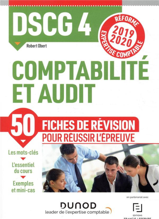Emprunter Comptabilité et audit DSCG 4. Fiches de révision, Edition 2019-2020 livre