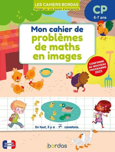 Emprunter Mon cahier de problèmes de maths en images CP livre