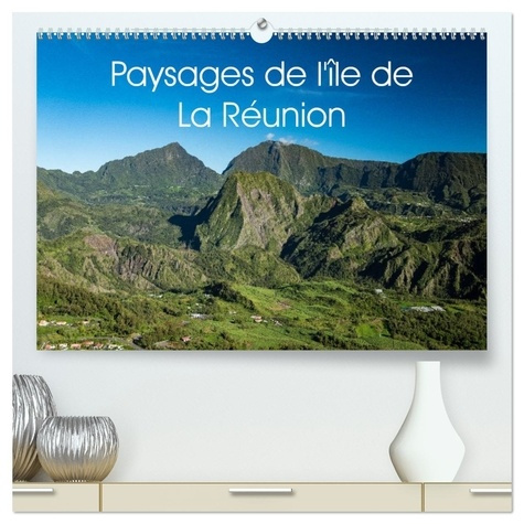 Emprunter Paysages de l'île de La Réunion (Calendrier mural 2026 DIN A2 vertical) calendrier de bureau. Photo livre
