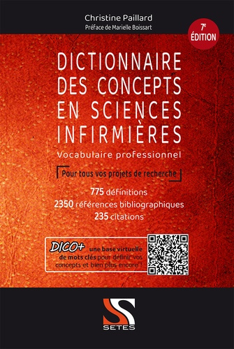 Emprunter Dictionnaire des concepts en sciences infirmières. Vocabulaire professionnel de la relation soigant- livre