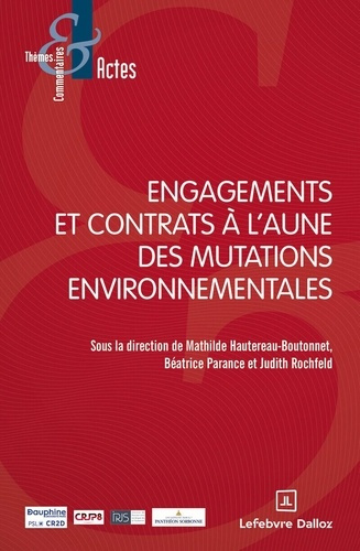 Emprunter Engagements et contrats à l'aune des mutations environnementales livre