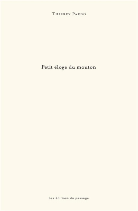 Emprunter Petit éloge du mouton livre