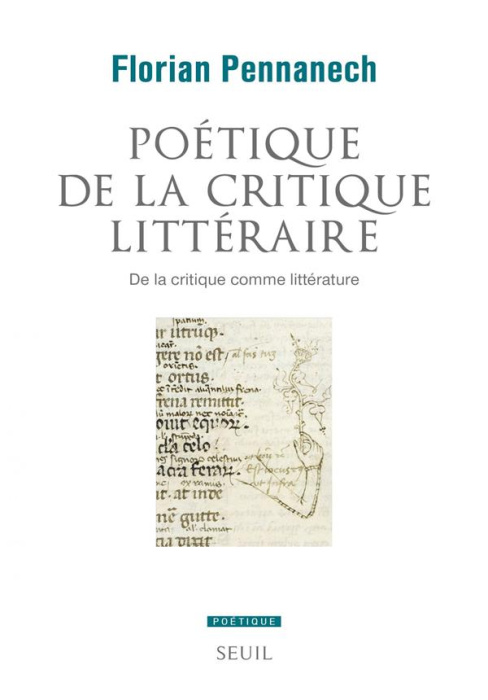 Emprunter Poétique de la critique littéraire. De la critique comme littérature livre
