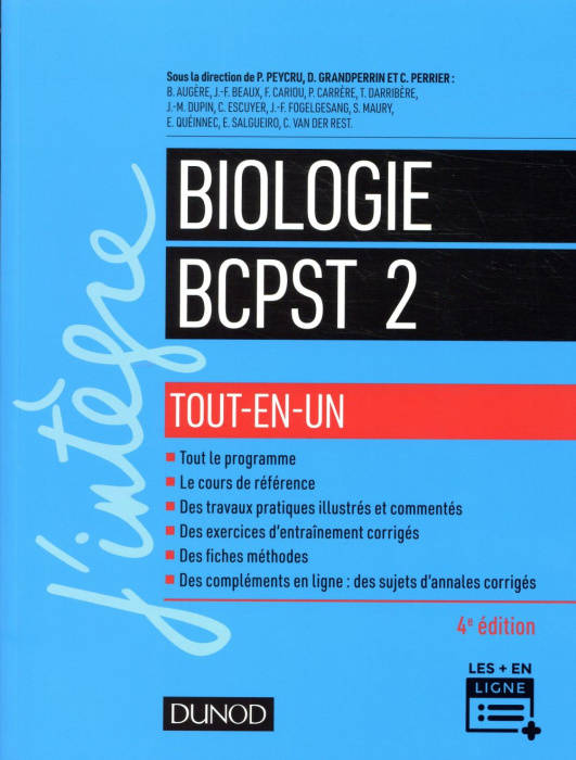 Emprunter Biologie tout-en-un BCPST 2. 4e édition livre