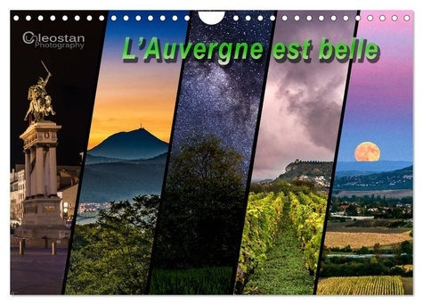 Emprunter L'Auvergne est belle (Calendrier mural 2026 DIN A4 vertical), CALVENDO calendrier mensuel. Voyagez e livre
