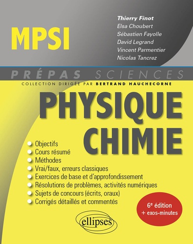 Emprunter Physique-Chimie MPSI livre