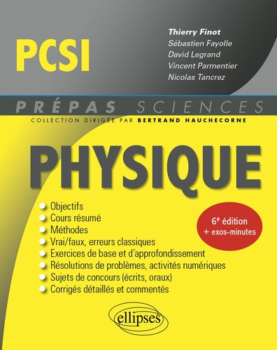 Emprunter Physique PCSI livre