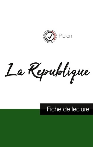 Emprunter La republique de platon fiche de lecture et analyse complete de l oeuvre livre