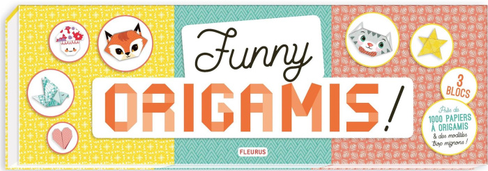 Emprunter Funny origamis ! 3 blocs, près de 1000 papiers à origamis & des modèles trop mignons ! Hello les ami livre