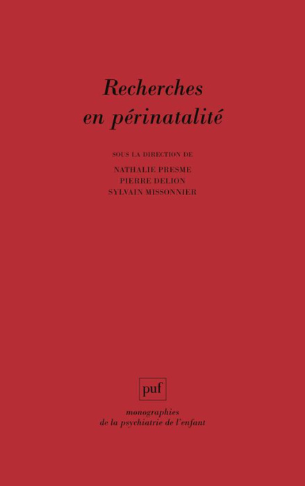 Emprunter Recherches en périnatalité livre