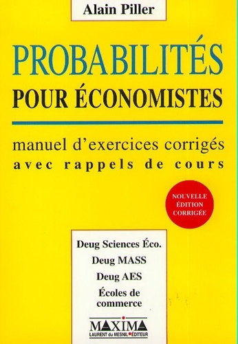 Emprunter PROBABILITES POUR ECONOMISTES livre