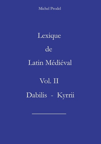 Emprunter Lexique de latin medieval vol ii livre