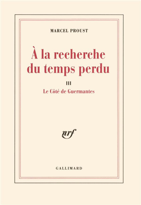 Emprunter A la recherche du temps perdu Tome 3 : Le Côté de Guermantes livre