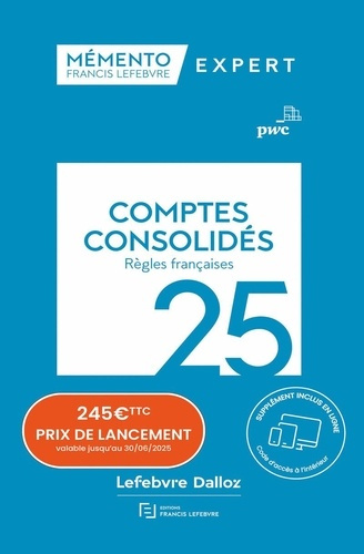 Emprunter Mémento Comptes consolidés. Edition 2025 livre