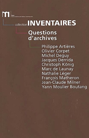Emprunter Questions d'archives livre
