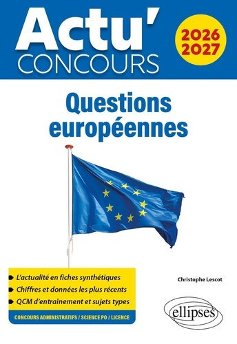 Emprunter Questions européennes. Edition 2026-2027 livre