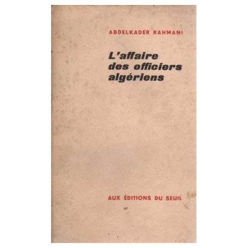 Emprunter L'AFFAIRE DES OFFICIERS ALGERIENS livre