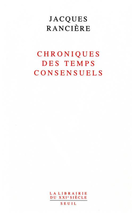 Emprunter Chroniques des temps consensuels livre