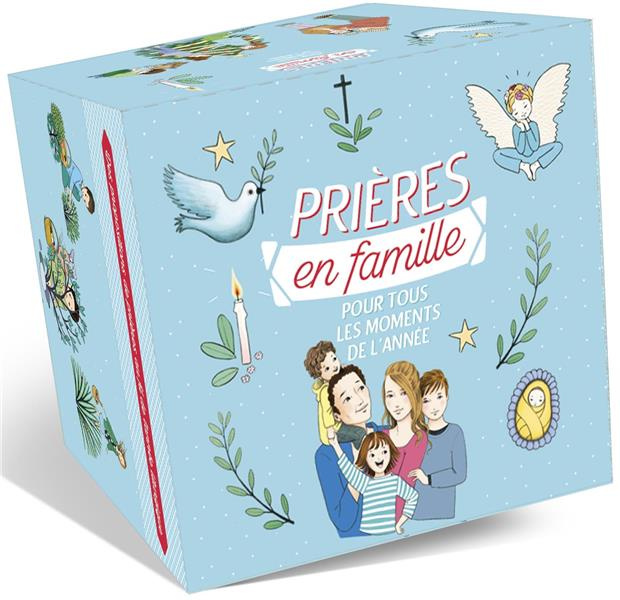 Emprunter Coffret prières en famille pour tous les moments de l'année. Contient 75 cartes de prières et un pet livre