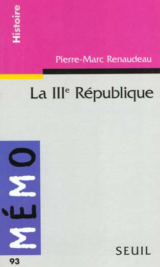 Emprunter La IIIe République livre