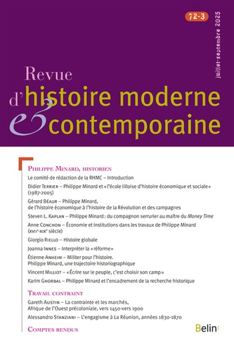 Emprunter Revue d'histoire moderne et contemporaine Tome 72 N° 3, juillet-septembre 2025 livre