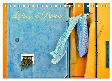 Emprunter Le linge de Burano (Calendrier de bureau 2026 DIN A5 vertical), CALVENDO calendrier mensuel. Le ling livre