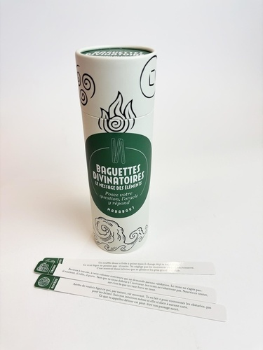 Emprunter Baguettes divinatoires Le message des éléments. Posez votre question, l'oracle y répond. Avec 80 bag livre
