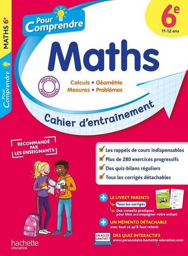 Emprunter Maths 6e. Cahier d'entraînement livre