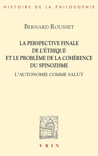 Emprunter LA PERPSECTIVE FINALE DE L'ETHIQUE livre