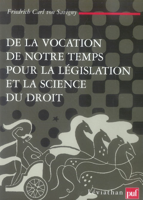 Emprunter De la vocation de notre temps pour la législation et la science du droit livre