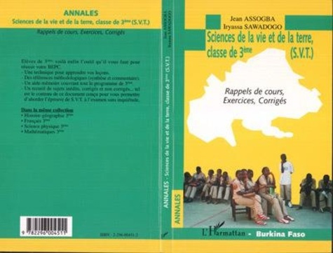 Emprunter Annales, sciences de la vie et de la terre, classe de 3ème (S.V.T.). Rappels de cours, exercices, co livre