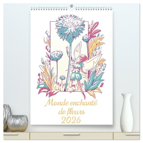 Emprunter MONDE ENCHANTE DE FLEURS (CALENDRIER MURAL 2026 DIN A2 HORIZONTAL) CALENDRIER DE BUREAU - PLONGEZ DA livre