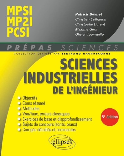 Emprunter Sciences industrielles de l'ingénieur MPSI, MP2I, PCSI. 5e édition livre