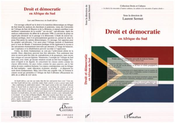 Emprunter DROIT ET DEMOCRATIE EN AFRIQUE DU SUD livre