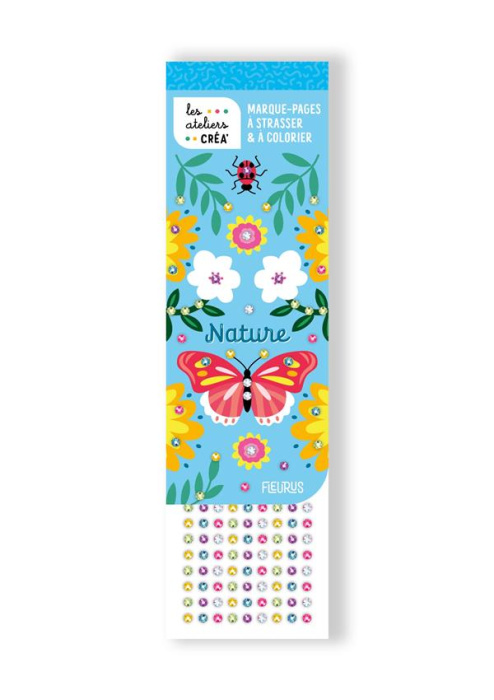 Emprunter Marque-pages à strasser & à colorier Nature livre