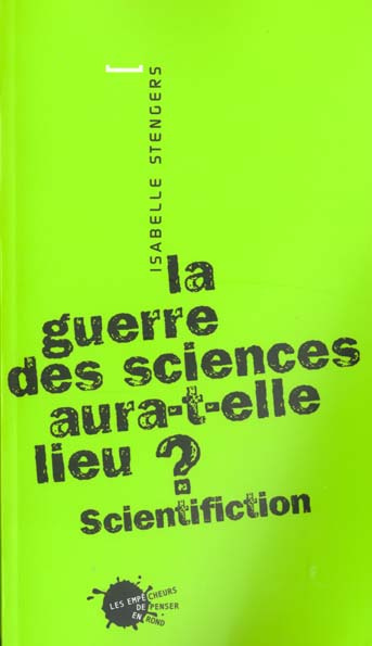 Emprunter La guerre des sciences aura-t-elle lieu ? Scientifiction livre