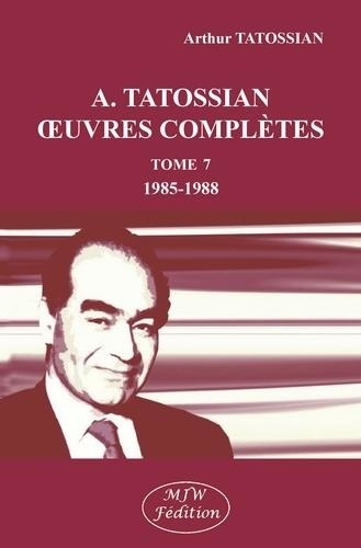 Emprunter Oeuvres complètes. Tome 7, 1985-1988 livre