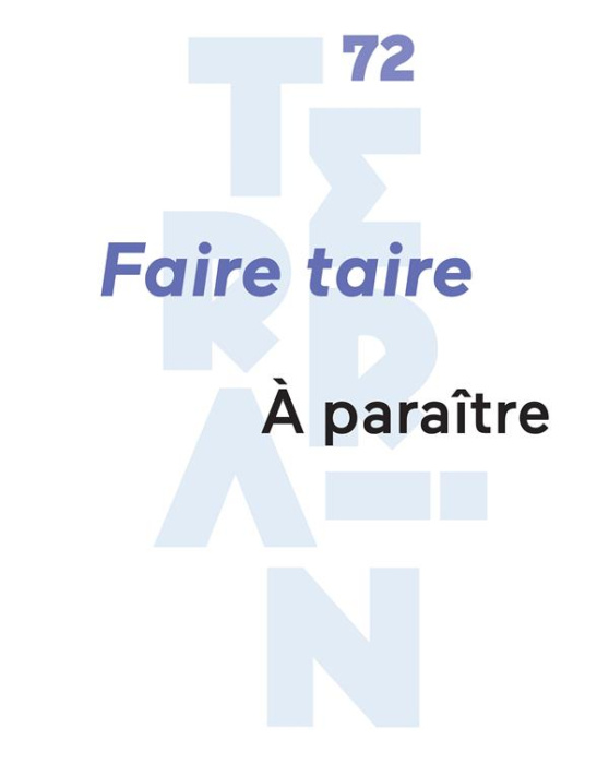 Emprunter Terrain N° 72, automne 2019 : Censures livre