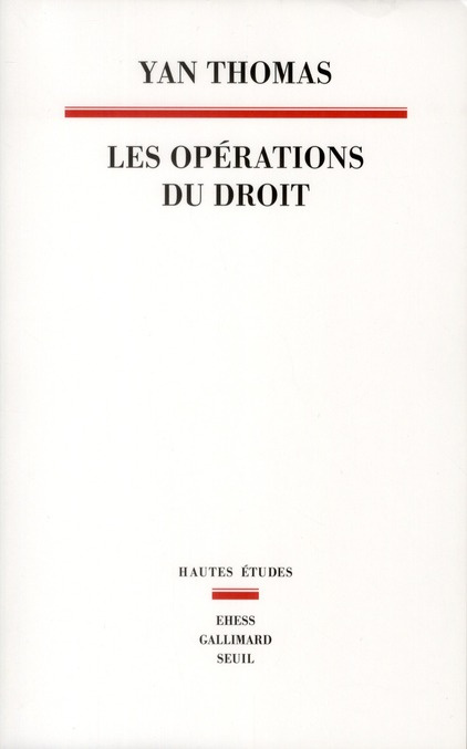 Emprunter Les opérations du droit livre