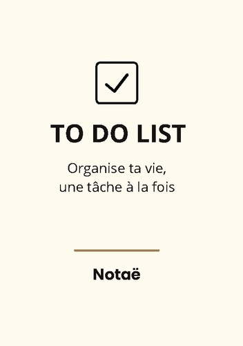 Emprunter To do list livre