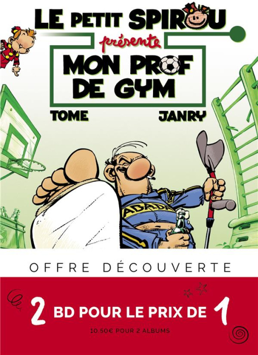 Emprunter Le petit Spirou présente : Pack découverte en 2 volumes. Tome 1, Mon prof de gym ; Tome 5, Mon tendr livre