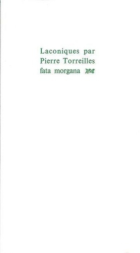 Emprunter LACONIQUES livre