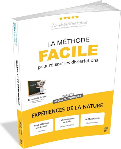 Emprunter La méthode facile pour réussir les dissertations. Expériences de la nature, Edition 2025-2026 livre