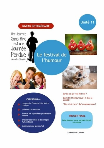 Emprunter Unité 11 : Le festival de l'humour - Activités niveau intermédiare livre